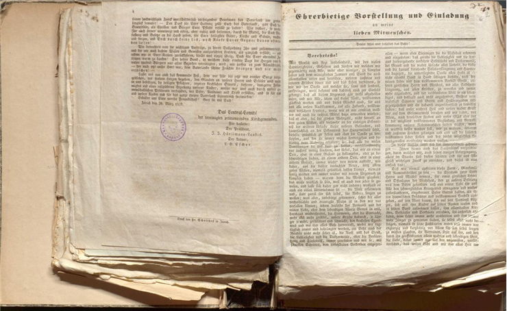 Picture Of Utopian Socialist Pamphlet Of Rudolf Sutermeister First Page